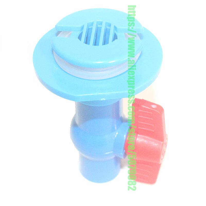PVC Bulkhead Drain Connectors For 20mm/25mm Hard Pipe Aquarium Water Change Valve Fish Tank Outlet Accessories