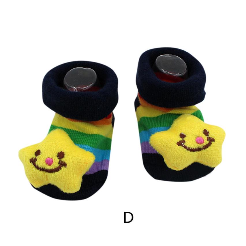 TELOTUNY Cartoon Baby Meisjes Jongens Antislip Slipper Schoenen Laarzen Leuke Roze Aardbei Casual Stijl Katoen Z0828: D