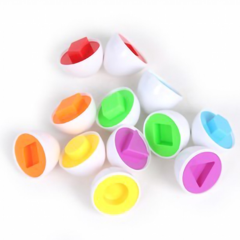 Baby kid lärande utbildning leksaker blandad form klok låtsas smarta ägg lärande kök roliga leksaker