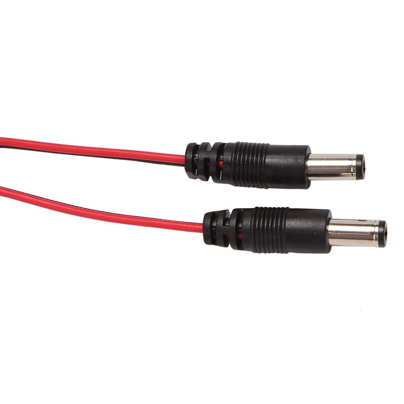 50CM 6-Pin Male To DC 12V Cable DC Cable Black+Red