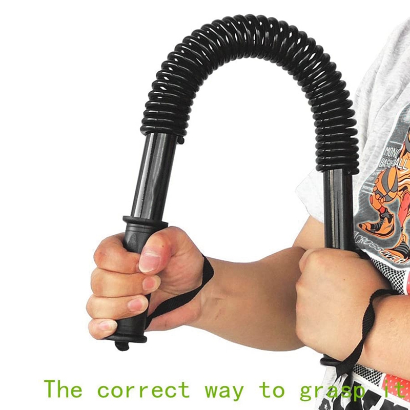 Power Twister-Barra para brazo y hombro, ejercitador de pecho y bíceps para gimnasio en casa, equipo de Fitness