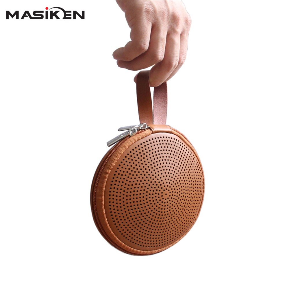 Masiken reistas pu eva harde hoes voor logitech ue roll ultimate ears 360/ ue roll 2 luidsprekertashouder met ritsvak