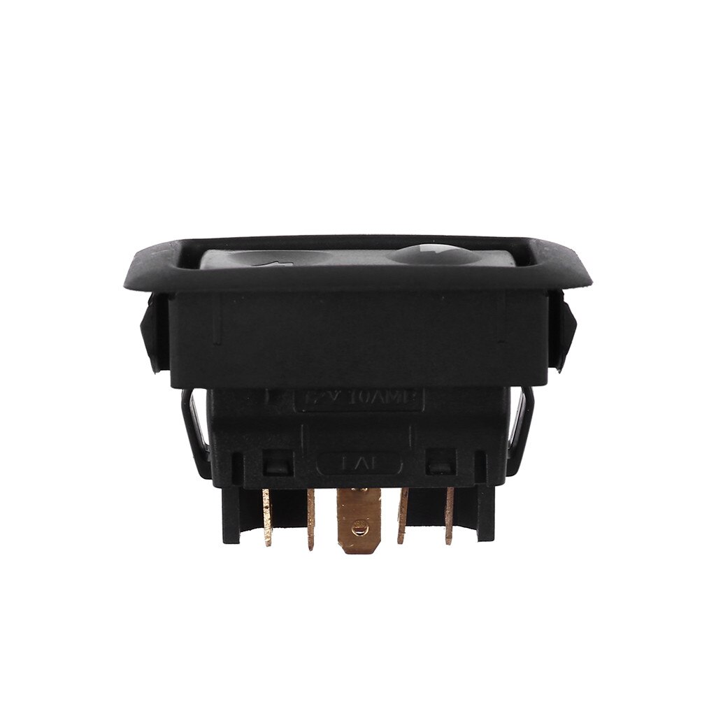 Interrupteur universel pour vitres de voiture, 6 broches, 12V, 24V, marche/arrêt, commande de Console SPST, boutons poussoirs