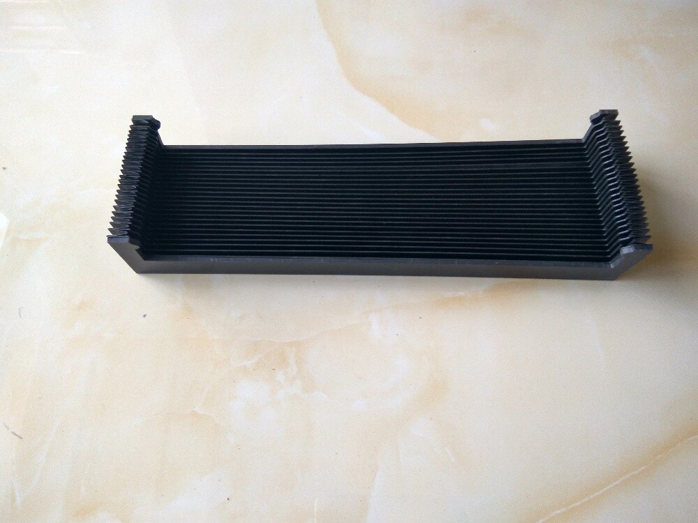 Akkordeon schutz faltenbalg für cnc HG20 schienen, Breite226mm x Höhe50mm x Lmax800mm
