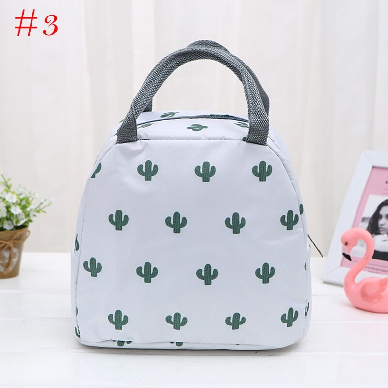 Portable Lunch Bag Thermal Insulated Box Tote Cooler Handbag Bento Pouch Dinner Container School Food Storage: C