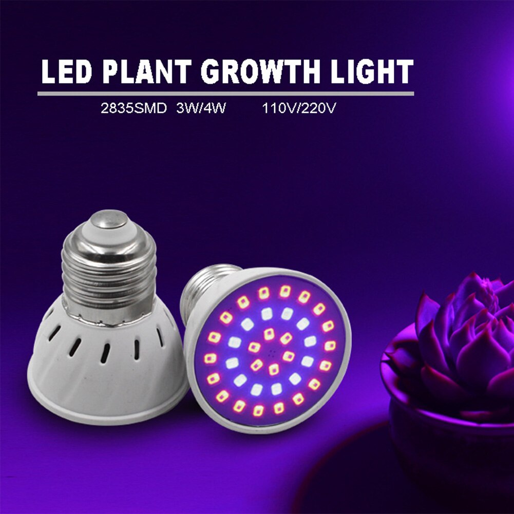 Full spectrum groeilamp, comfortabele doe-het-zelf bonsai  e27/ e14 led kweeklamp