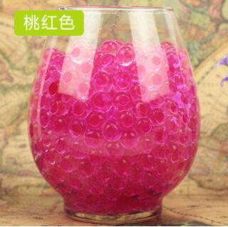 ¡Venta! Bola de Gel de cuentas de agua de suelo de 100 piezas para el barro de flores, Bolas Mágicas de gelatina, plantas florales, verduras, hogar decoración: 10