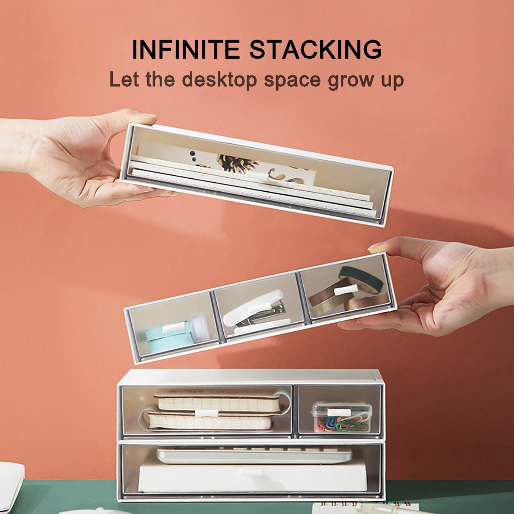 Plastic Storage Boxes Slots Adjustable Packaging Transparent Tool Case Craft Organizer Box Jewelry Accessories