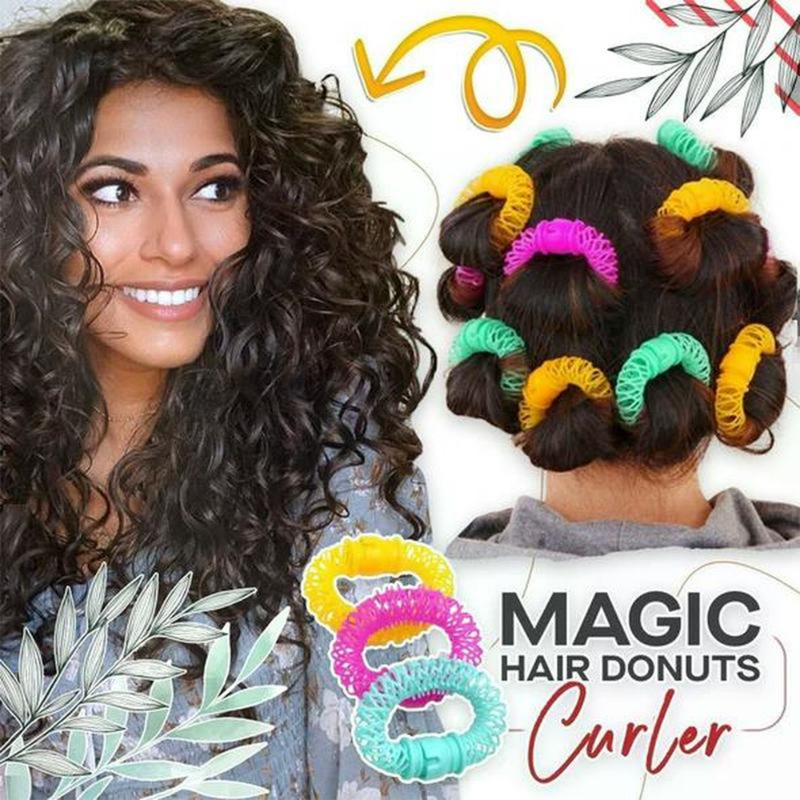 Haar Krultang Haar Donuts Haar Styling Roller Kapper Bendy Krullen Geen Warmte Spiraal Krullen DIY Tool voor Vrouwen Haaraccessoires
