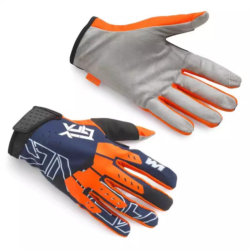 Moto-Cross-MX-Handschuhe für Motorräder, fertig zum Rennen, BMX, MTB, ATV, Offroad, Mountainbike, Radfahren, Anti-fallen-Schutz: Braun / XL