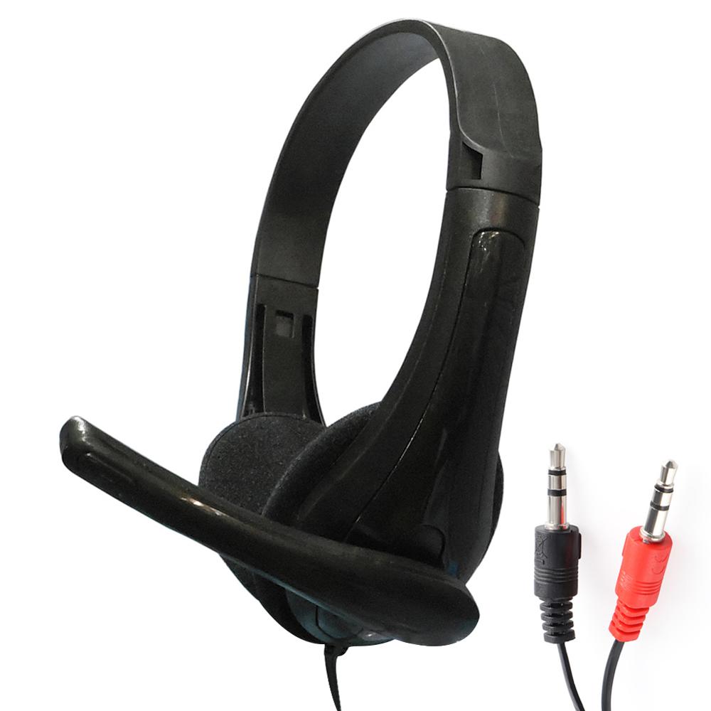 Head-Mounted Oortelefoon Gaming Headset Met Microfoon Noise Cancelling 3.5Mm Headset Voor Pc, PS4, Xbox Een: Black02