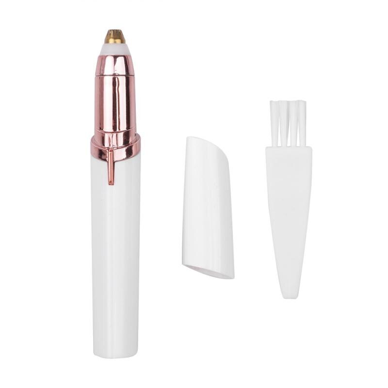2 in 1 Brow Shaping Trimmer Electric Eyebrow Razor Shaver Hair Remove Quick &amp; Painless Easy to Use Femme Make Up Eye Brow Shaper