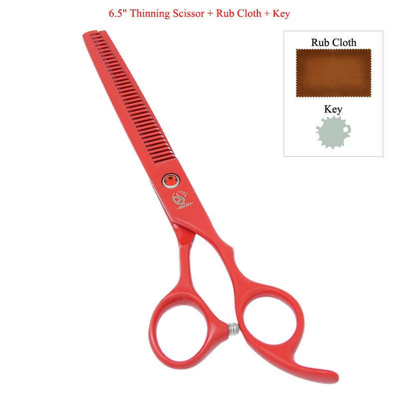 7.0 &quot;Hund Scheren Japan Stahl Hundesalon Schere Tiere Gerade Gebogen Schneiden Tijeras Ausdünnung Schere B0029A: B0029A-03-65