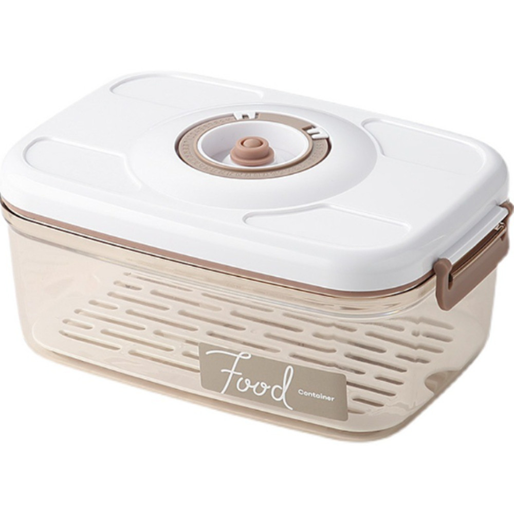 Food Vacuum Storage Box Fresh-Keeping Sealed Canister Large Capacity Food Organizer Dispenser for Kitchen Storage Box