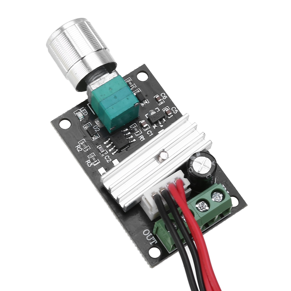 3A DC 6V/12V/24V PWM Motor Controller Adjustable Forward Backward Switch Linear Actuator Governor Speed Control