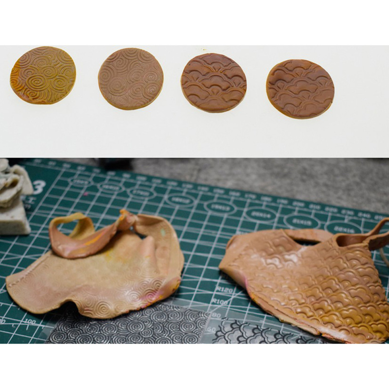 Sello transparente de PVC para manualidades hechas a mano, calcomanías de modelado, escultura de arcilla, decoración, DIY, 1 ud.