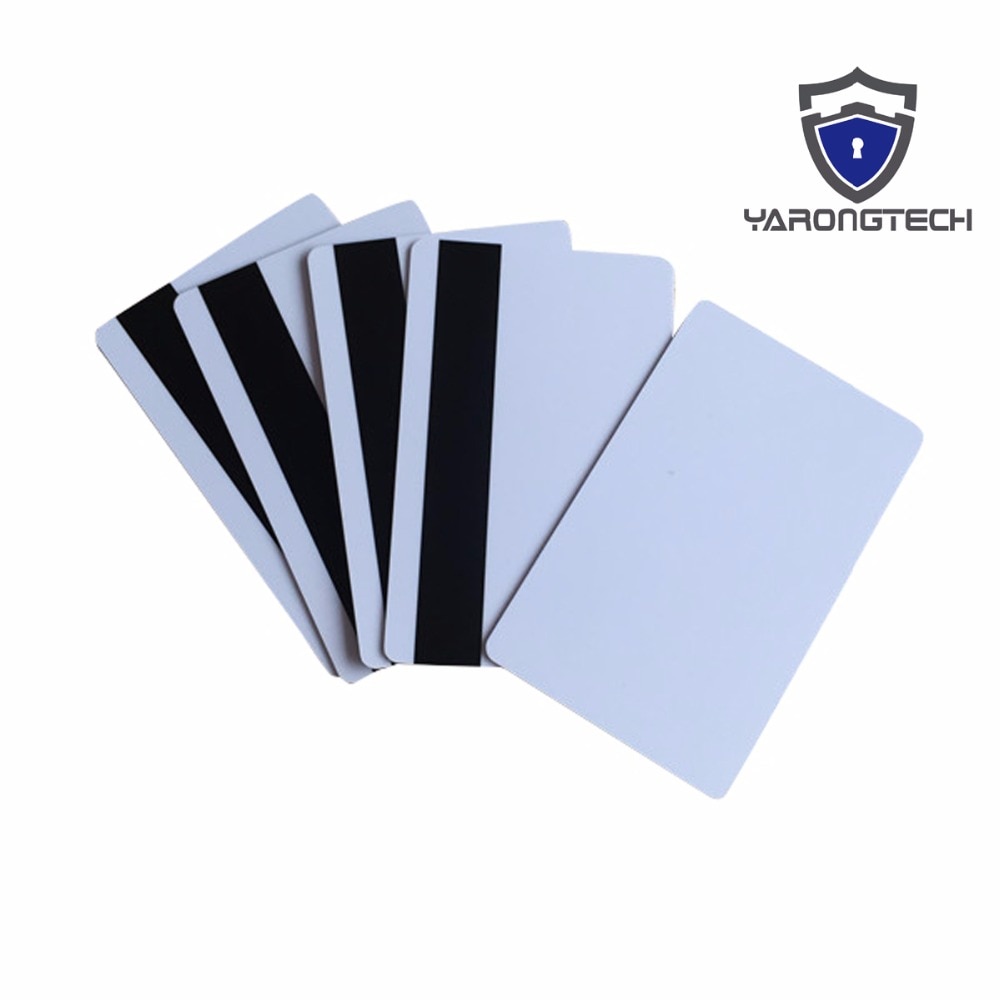 100x Blank CR80 Id Iso Pvc Credit Card Loco 1-3 Magneetstrip Pvc-kaart