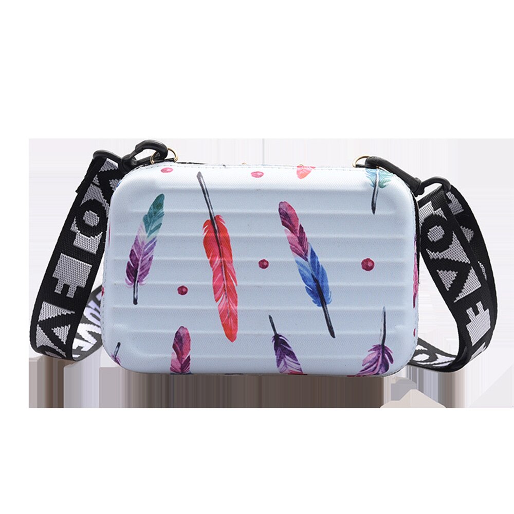 Handtaschen Frauen Taschen Neue Trend Mini Koffer bilden praktisch Taschen Platz Kasten Breite Schulter Riemen Taschen Für mädchen: B-8