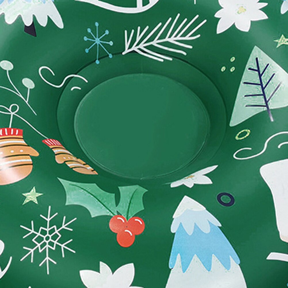 Tubo de neve inflável pvc frio-resistente equipamentos inverno neve reclinável esqui anel neve trenó inverno esqui neve placa