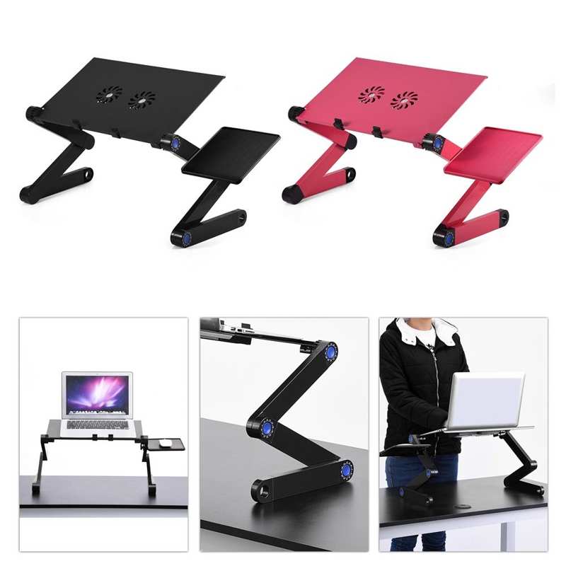 Verstelbare Opvouwbare Laptop Desk Table Stand Hou... Grandado