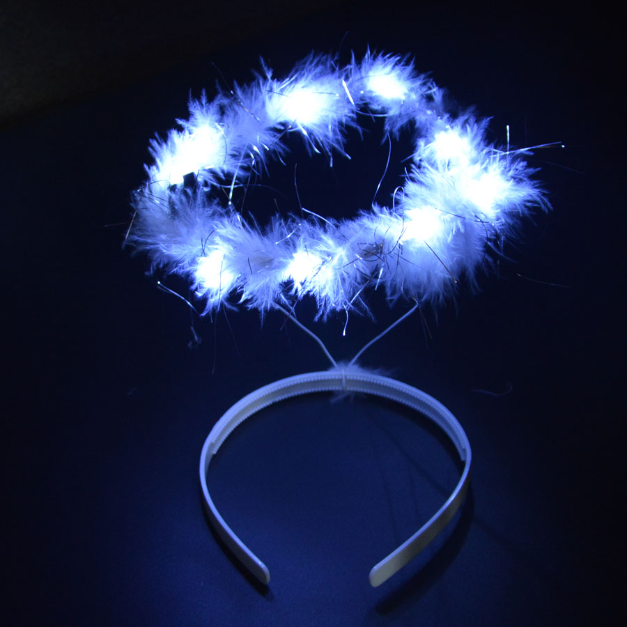 Light Angel Halo LED Headband Hair Accessories Glow Party Decoration Carnival Baby Shower birthday Halloween Christmas Xmas