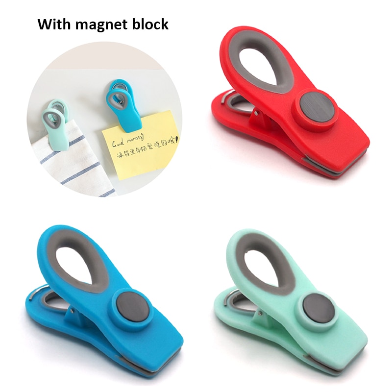 Magnetic Multipurpose Bag Clips Bag Fresh-Keeping Clamp Sealer For Kitchen，Refrigerator magnet