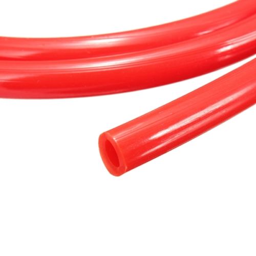 Manguera de tubo para de gasolina y motocicleta de 1M, 5mm, I/D, 8mm O/D, Material de caucho rojo, tubería de suministro