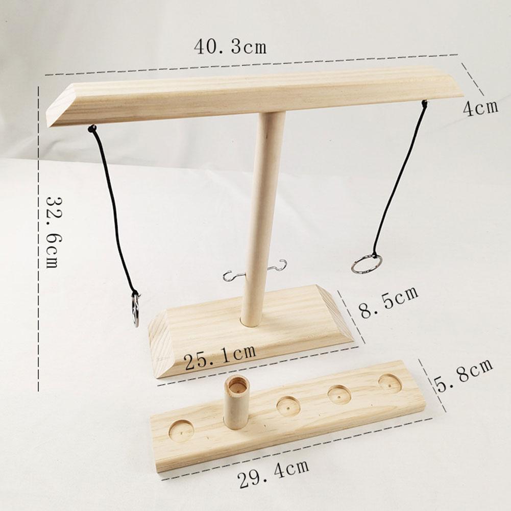 Partij Speelgoed Leisure Industriële Stijl Bar Drink Shop Handgemaakte Houten Haken Snelle Interactief Spel Voor Bars Thuis 40X32 X4cm