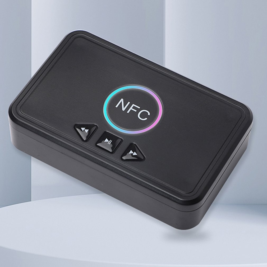 Bluetooth 5.0 Receiver Adapter NFC 3.5mm RCA Audio AUX Output Wireless Bluetooth Dongle Stereo Receptor for Amplifier Speaker