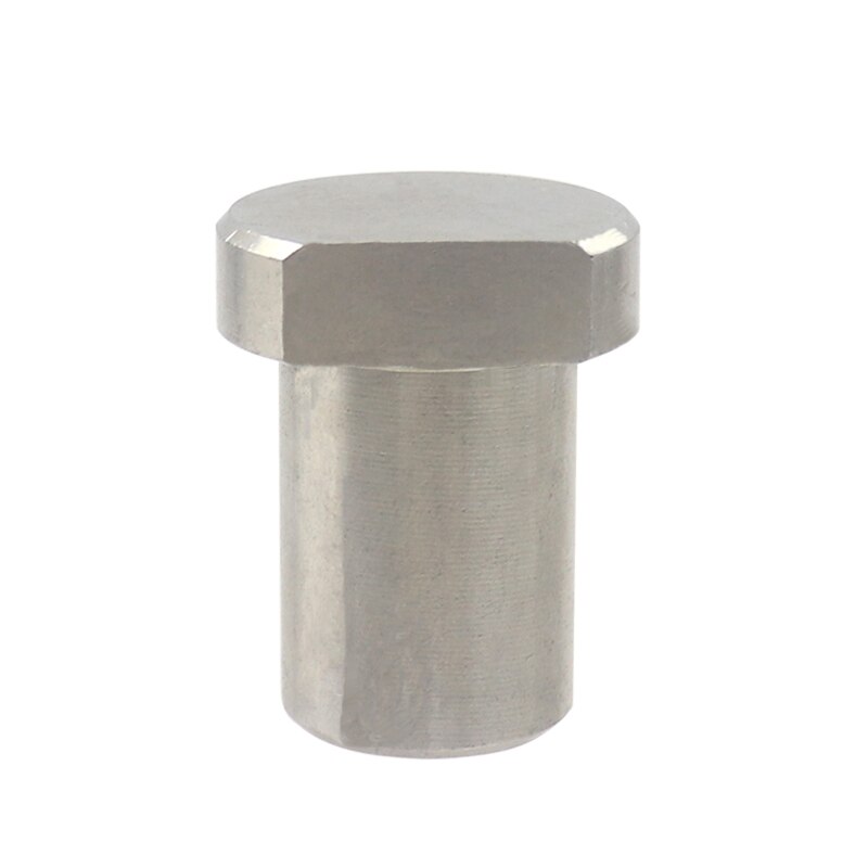 Arbejdsbænk stop tenon fix desktop tenon limit-block 20mm rustfrit stål til træbearbejdning bord tilbehør: 1pc