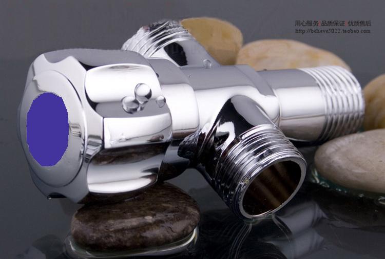 Brass triangular valve finish Chrome international standard G1/2 multifunctional