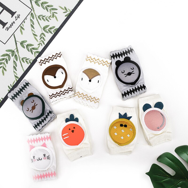 1 par sommar bebis knäskål barn knäskydd bebis flickor pojkar säkerhet krypande armbågskudde spädbarn småbarn bebis ben knästöd