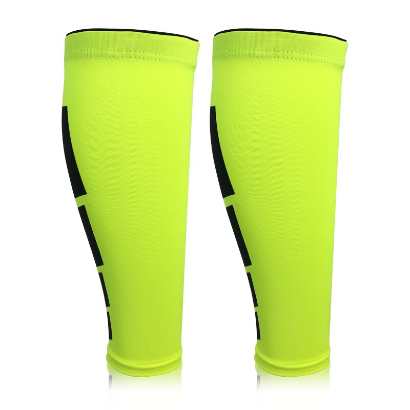 sports leggings compression elastic leg protection socks outdoor protective gear gym 1 Piece Not 1Pair: Green / L