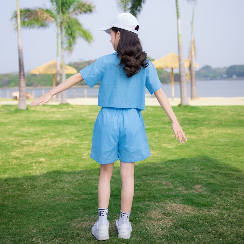 Mädchen Kleidung Anzug Blazer + kurze Hose Teenager Mädchen Sommer 2 stücke Kleidung einstellen Koreanisch lässig Stil Kind Outfits 5 6 8 10 12 14 jahre alt