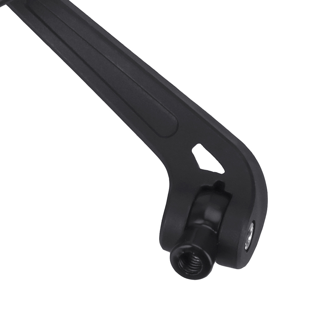 Universele motorfiets achteruitkijkspiegels zwart verstelbare zijspiegels motor voor cafe racer dirt pit bike elektrische accessoires