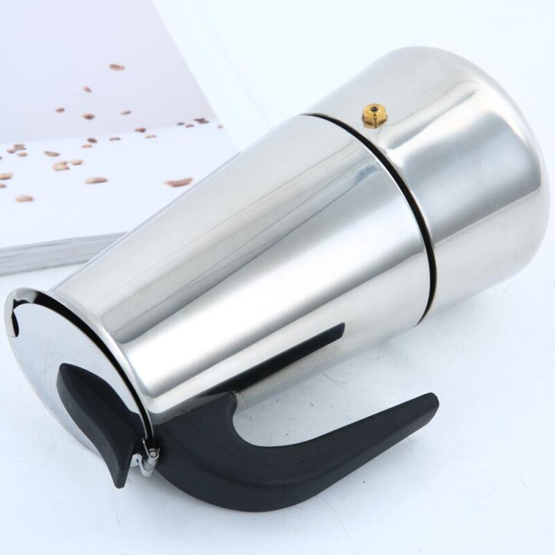 Stainless Steel Coffee Pot Mocha Espresso Latte Percolator Stove Coffee Maker Pot Percolator Drink Tool Latte Stovetop
