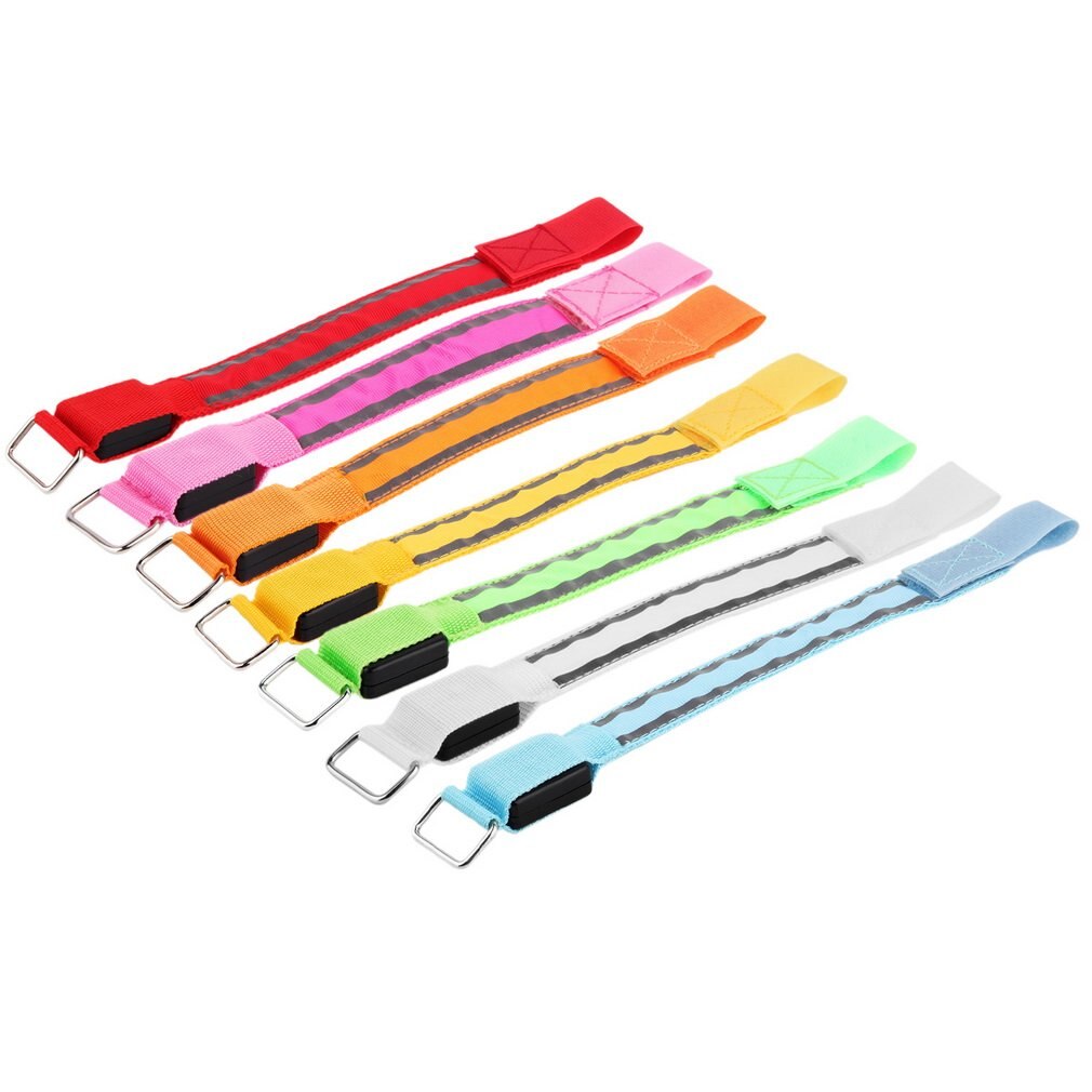 Brassard de sécurité réfléchissant à LED pour vélo, ceinture à encliqueter, directe, nouveauté,