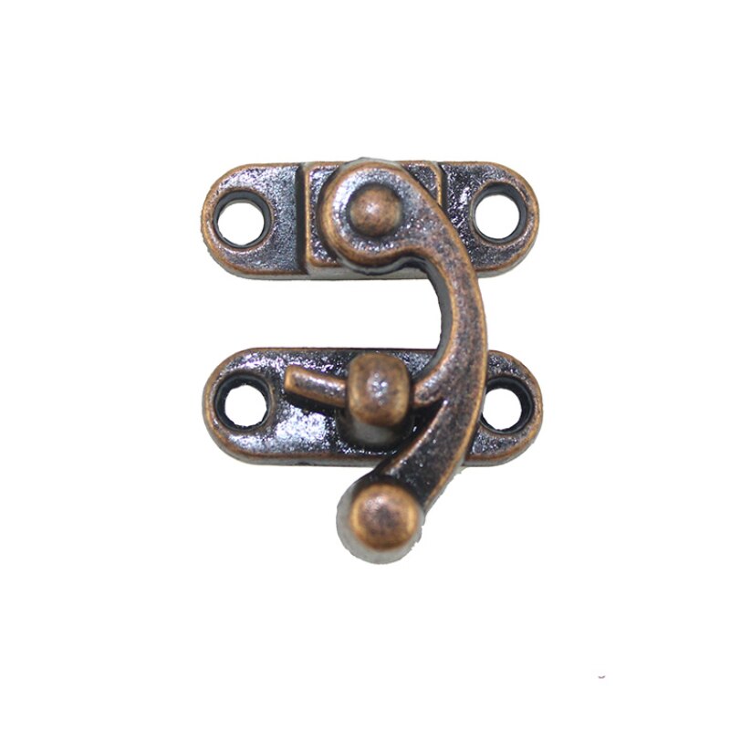 Antique Metal Lock Mini Decorative Hasps Hook for Wooden Jewelry Box Padlock with Screws ZAKKA Box Hardware Decor: 5