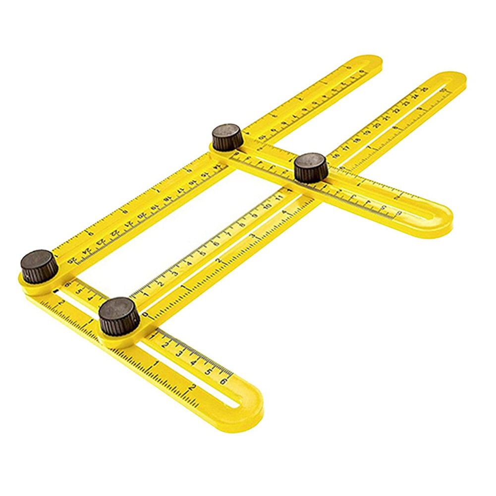 Bevel Corner Protractor Multi Angle Measurement Tool For Woodworking Goniometer Square Ruler Digital Angle Meter Measure Gauge: plastic type