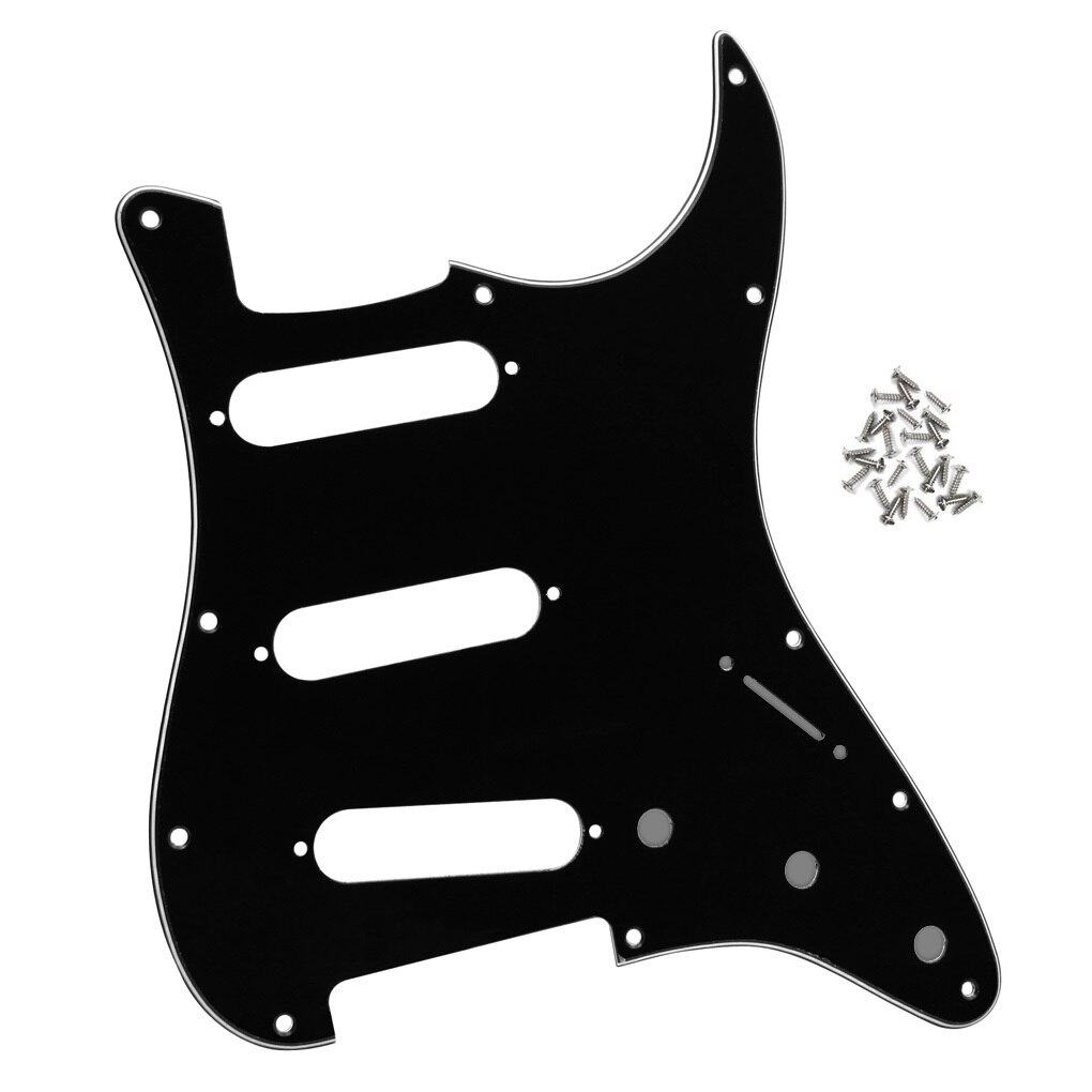 FLEOR 11-See ST SSS Schlagbrett E-Gitarre Schlagbrett Schlagbrett und Schrauben, 10 Farben zur Auswahl
