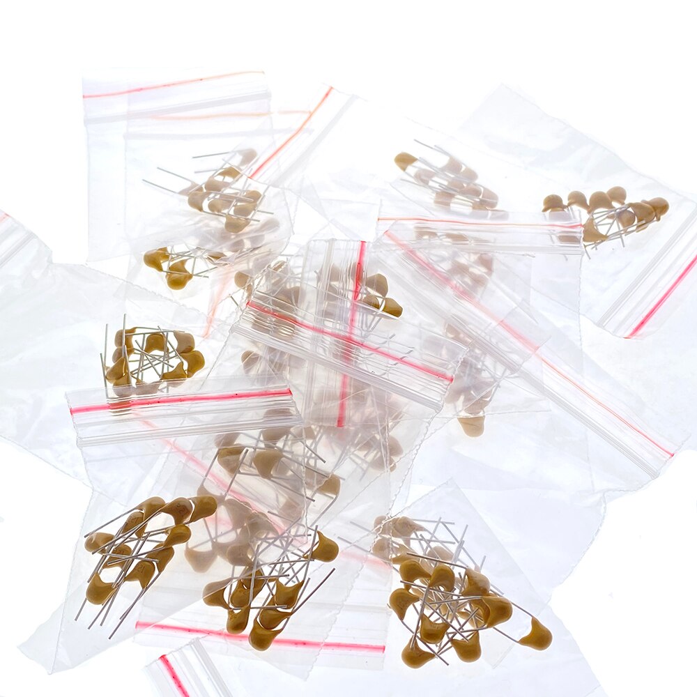 20PF-1UF(105) 50V 18ValuesX10 Uds = 180 Uds monolítico condensadores monolítico de cerámica juego de selección de condensador 22PF 30PF 100PF 220P