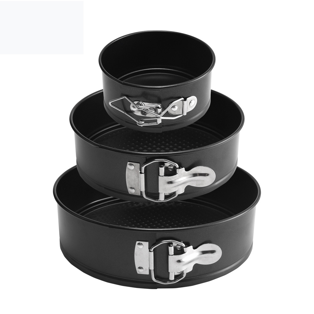 7/10 Inch Non-stick Springform Pan with Removable Bottom/Leakproof Cheesecake Pan Bakeware with Cleaning Cloth