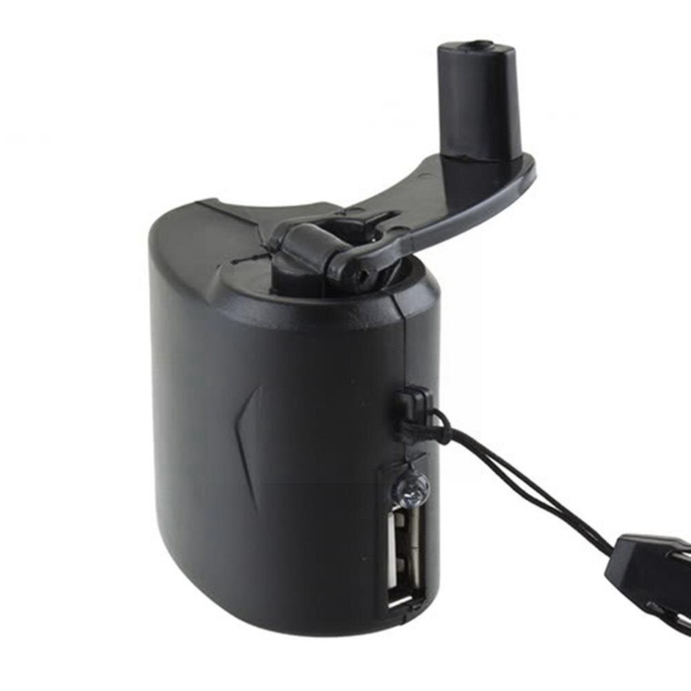 Schwarzer, unbegrenzter handkurbelgenerator, handy-ladegerät, reiseladegerät, camping-notfall-usb-outdoor-ladegerät ,  y4 oder 4