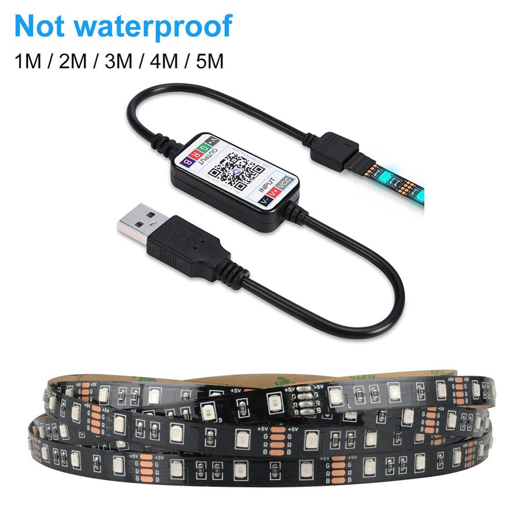 Bluetooth LED Luci di Striscia 20M RGB 5050 SMD Nastro Flessibile Impermeabile di RGB HA CONDOTTO LA Luce 5M 10M Nastro diodo DC 12V di Controllo Bluetooth