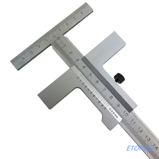 Pied à coulisse de marquage en T, à pied avec réglage fin/marquage en T avec ajustement fin/jauge de marquage en T, 0 à 160mm: no fine adjustment