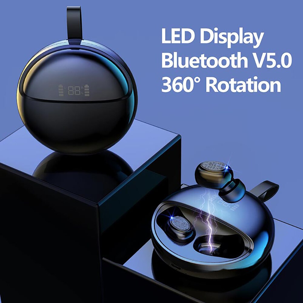 Brightside bluetooth 5.0 langattomat kuulokkeet basso ääni kuulokkeet kuulokkeet matkapuhelimeen mini sport kuulokkeet tws kuulokkeet