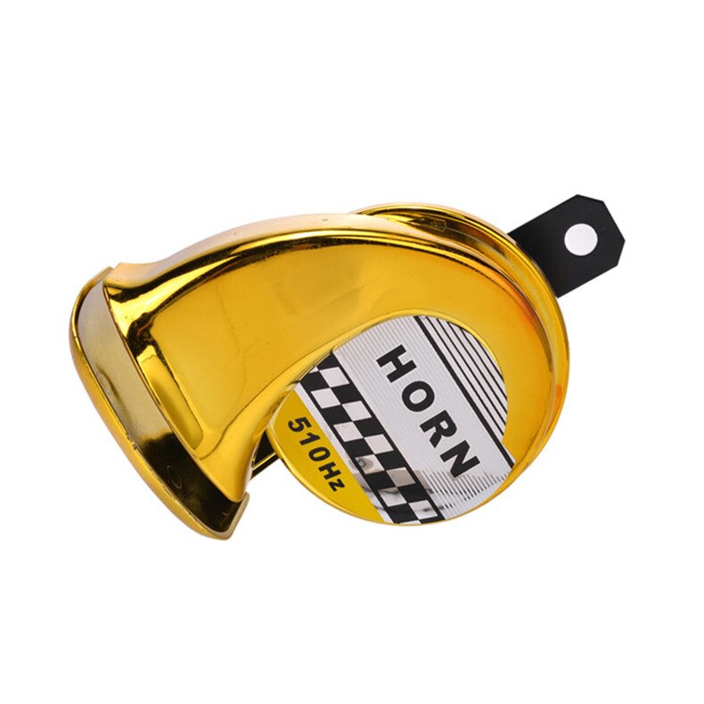 Police Siren Car Accessories Motorcycle Horn 12V Megaphone Klaxon Voiture Puissant Waterproof ABS CCC Horn Bosina Estereo: Yellow