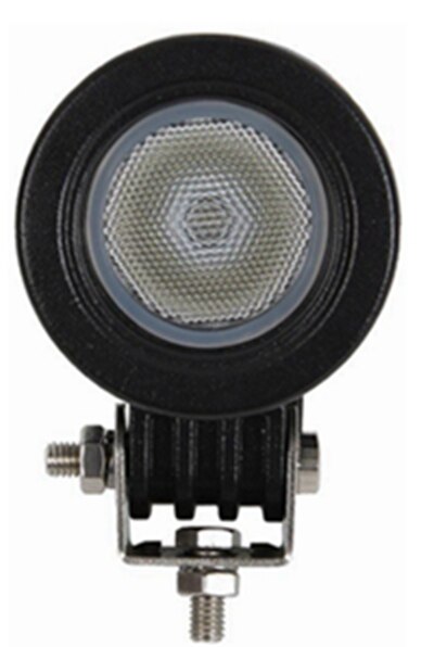 Yait pyöreä 10w led työvalo neliö 12v led traktorin työvalot offroad ajo 4 x 4 mönkijä auto moottoripyörä led valot kuorma-autolle: 1 kpl tulvakierros