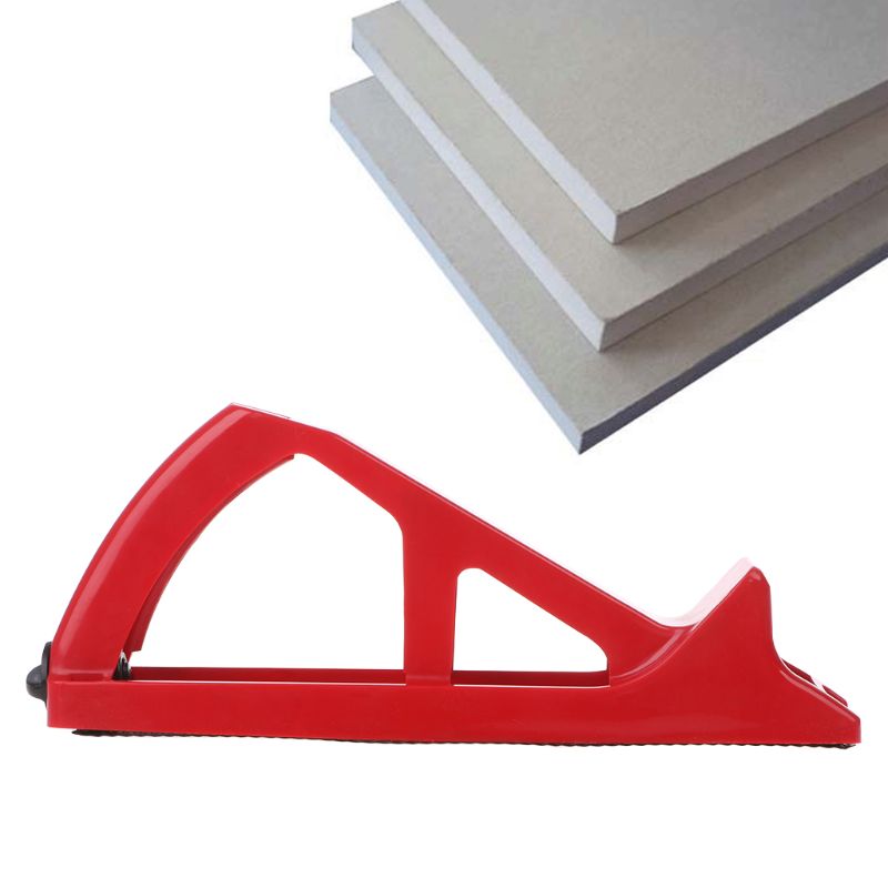 Gipsplaat Bestand Schaven Wandplaat Rasp Trimmer Gipsplaat Schaafmachine Schurende Rand-Afwerking Tool