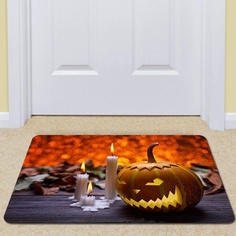 40*60cm Keuken Deur Mat Halloween Cartoon Tapijt Slaapkamer Tapijt Pompoen Decoratieve Trap Matten Home Decor Ambachten Mat